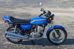 1972 Kawasaki H2 Mach IV Motorcycle | 24×36 inch POSTER |