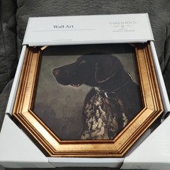 NEW! Threshold Studio McGee – Pointer Dog Wall Art in Frame – 8″ x 10″