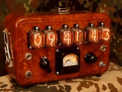 Nixie Tube Clock Military Metro 2033.