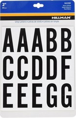 Self-Adhesive Vinyl Letters Kit 2” – Easy-to-Read Numbers & Alphabet Characters
