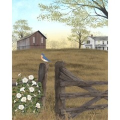 Billy Jacobs Canvas Print «MORNING’s GLORY» 16″H x12″W Rustic Farmlife
