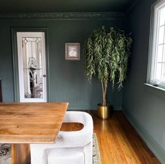 7’ Willow Artificial Tree (Real Touch) w/ Natural Trunk Home Decor. Retail $422