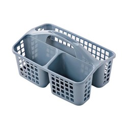 Portable Plastic Shower Basket Simple Functional Hollow Out Storage Basket WasAA