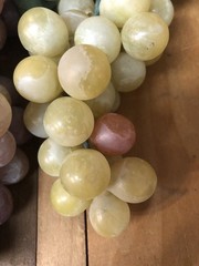 Vintage Grape Clusters HUGE Lot of 16 Plastic MCM Faux Fruit Decor Varies