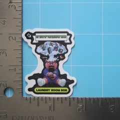 Side of the Laundry Room Sticker (LAUNDRY ROOM ROB) GPK Parody, Gloss PVC Decal
