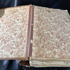 Antique 1923 Decorative Book Gothic Primitive Aged Worn Vintage Shelf Decor