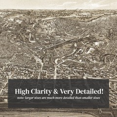 Old Map of Cleveland, OH 1887 – Vintage Cleveland Ohio Art