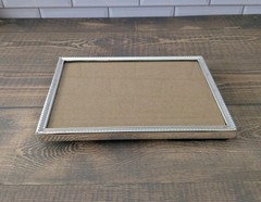 Vintage ECCOLO silver beaded edge picture frame vertical or horizontal