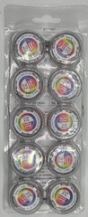 Submersible Floralyte LED Color Changeable Puck Lights Set of 10, 2 Remotes NEW