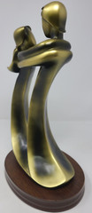 Dancing Couple Figurine Love Wedding Anniversary Abstract Modern Veteran Owned
