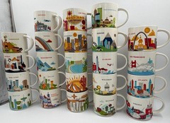 Starbucks You Are Here Mug 14 Oz Ceramic Collectible City Souvenir Cup