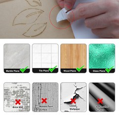 Family Tree Wall Decor Picture Frame Collage Removable 3D DIY Acrylic
