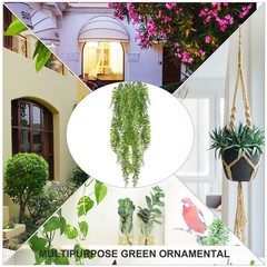 1-3X Artificial Hanging Plant Vines Fake Ivy Ferns Outdoor Wedding Garland Decor