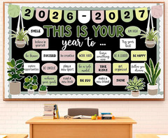 Motivational Bulletin Board Set for Classroom and Office Decor