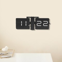 Wall Clock Tabletop Flip Clock Digital Display Screen 12 Hour Clock Indoor