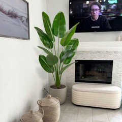 6ft Artificial Bird of Paradise Tree Faux Banana Leaf for Indoor/Outdoor Decor
