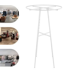 Round Clothes Round Clothing Rack, Floor Standing Clothes Hanging Display Rack