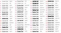 Custom Car Decal – Personalized Text Sticker Window Windshield Truck Bumper Hood