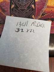HELL RIDERS SKULL MOTORCYCLE POSTER FIRE 32X 22 1993