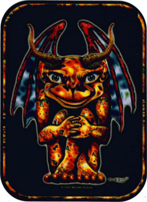 Gargoyle – Mini Sticker – 2″ X 2 3/4″