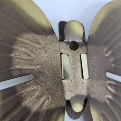 Decorative Wall Butterflies Lightweight Metal – Set of 2