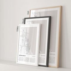 Daytona Beach City Map Print, Florida Travel Poster, Modern Map, Wall Decor Art