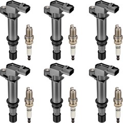 Ignition Coil Pack UF270 with Iridium Spark Plugs 4504 for Dodge Vehicles