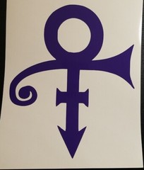 Music Logo 5.5″ H Vinyl Decal (Purple) windows car truck laptops SUV boards