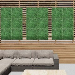 20in Artificial Faux Boxwood Plant Leaf Fence Panel Wall Home Decor Grass Mat
