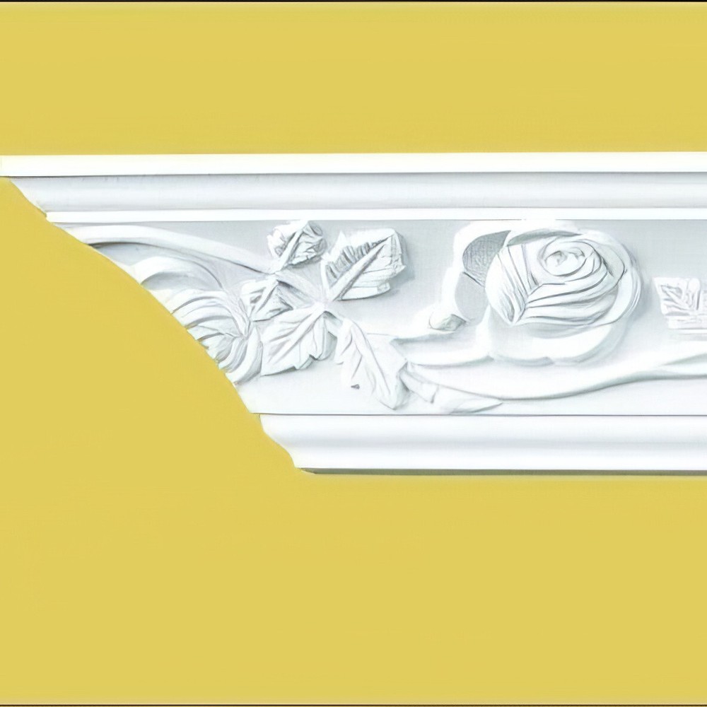 Decorative Crown Molding Polyurethane 94.5″ White Lot of 12 – 94ft – SF12093