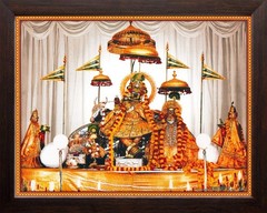 Radha-Govind Krishna Religious Wall Decor Painting Frame