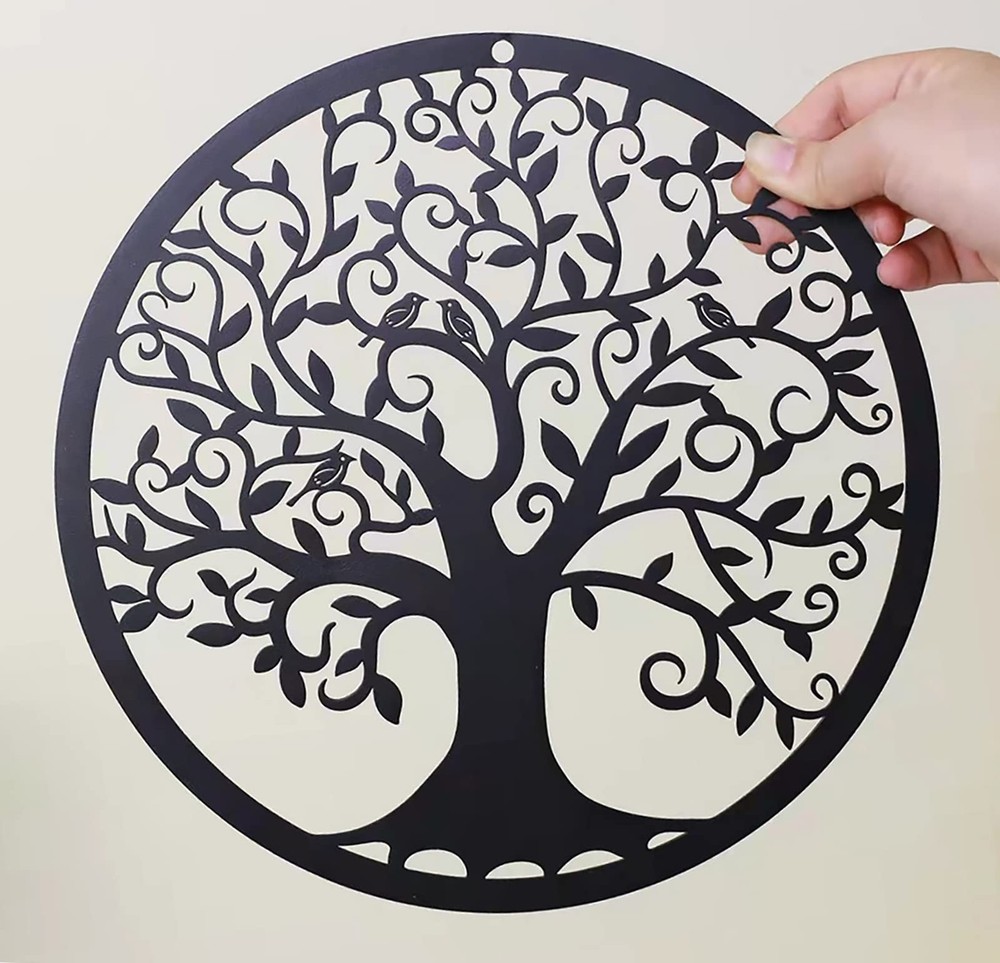 RESACO Tree of Life Wall Art Metal Tree Life Wall Decor Family Tree Wall Plaq…
