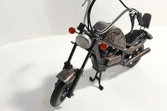 Harley Davidson Inspired Motorbike Miniature Handicraft Art Decor NEW