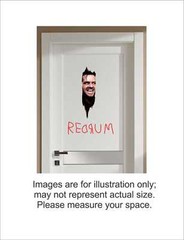 The Shining Here’s Johnny Repositionable Decal + REDRUM Removable Decal Sticker