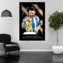 LIONEL MESSI 10 Inspirational Wall Art Signature Poster Ready to Hang Gift