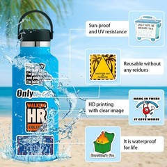 100 PCS Funny Stickers for Adults Teens, Sarcastic Meme Stickers Pack, Waterproo