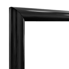 12″ x 18″ Rounded Photo Poster and Picture Frame Home Office Wall Decor, Black