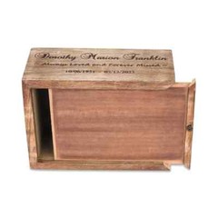 Wooden Cremation Urn for Adult Ashes | Tree of Life Box | Personalized Memorial