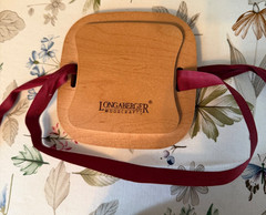 Longaberger 2002 Sweetest Gift Small Basket Combo ~ BLPL tie on #2