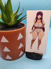 (4.5 Inches) Frieren – Fern (Thicc Oppai) Water-Resistant Vinyl Sticker