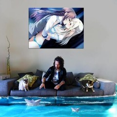 V6153 Yuri Girls Love Kiss Hot Sexy Anime Art Decor WALL POSTER PRINT