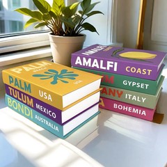 Decorative Luxury Fake Books Decor Table Storage Box Shelf Ornaments Desk