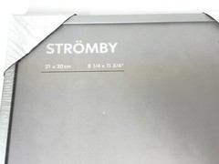 IKEA STROMBY Frame Sliver Metal 8.25″ x 11.75″ Wall Mount or Free Standing NEW!