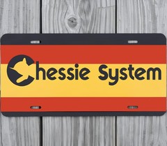 Chessie System Railroad 6 x 12 Novelty Aluminum License Plate Made In USA New!