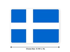 Sticker flag SHETLAND united kingdom county 3,9»(S) -11»(XL) decal