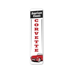 American Classic Corvette Metal Sign