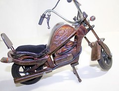 Harley Davidson Inspired Motorbike Miniature Handicraft Art Decor NEW