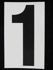 5″ x 3″ Stickers Vinyl Adhesive Address Numbers Black & White MADE IN USA