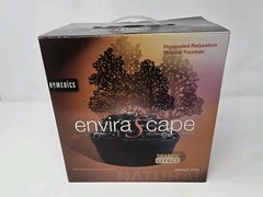 HoMedics Envirascape Midnight Valley Illuminated LED Tabletop Fountain Resin