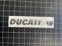 Chrome Ducati LOGO Vinyl Decal Sticker Emblem Car Truck Window 4″ 6″ 8″